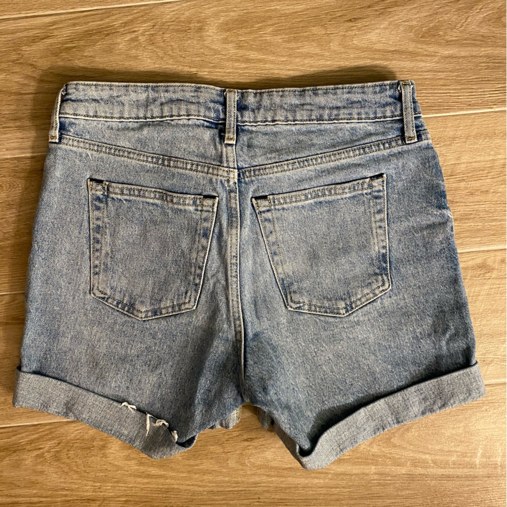 Free Assembly High Rise Denim Short - Picture 4 of 4